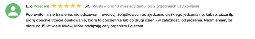 opinia pozytywna o lab one probiotic